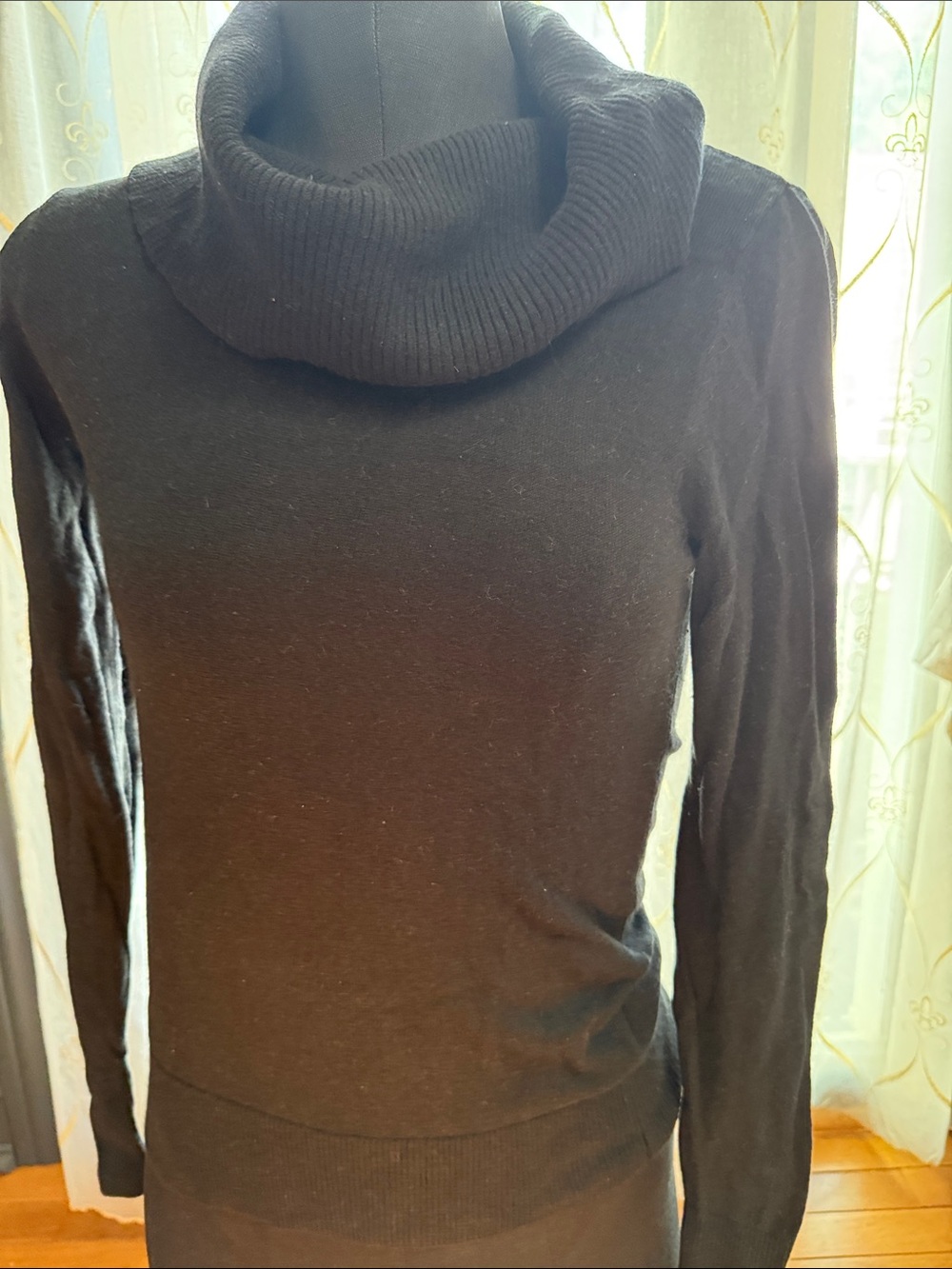 Banana Republic Black Cowl Neck Sweater
